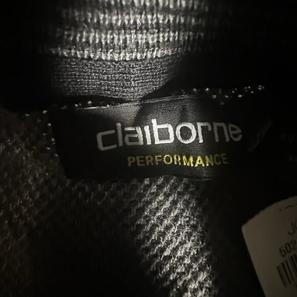 NWT Claiborne Performance Thermolite Men’s Sweater Size Large 1/4 Zip Gray - Picture 6 of 10